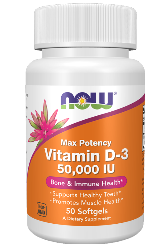 Vitamin D3 50,000 IU 50 Softgels